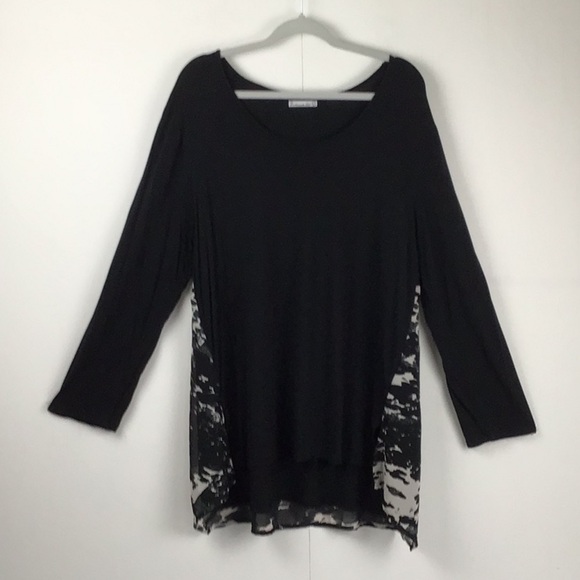 Amanda Blu black and white tunic XXL - Picture 1 of 5